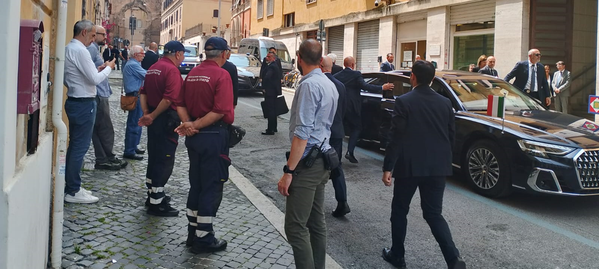 Visita del Presidente della Repubblica al Museo Storico della Liberazione